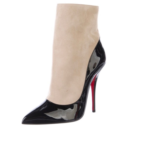 Christian Louboutin
Suede Colorblock Pattern Boots - Picture 4 of 13